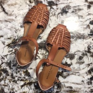 ✨NWT & Box! Rock & Candy tan woven flats 6.5